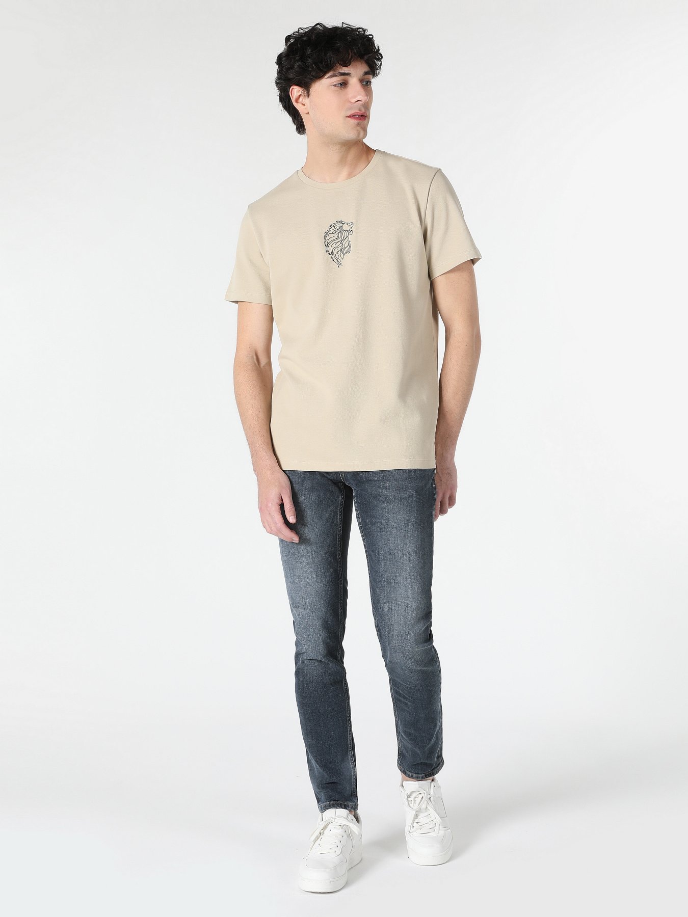 Футболка Colin’s модель CL1062513BEI Фото