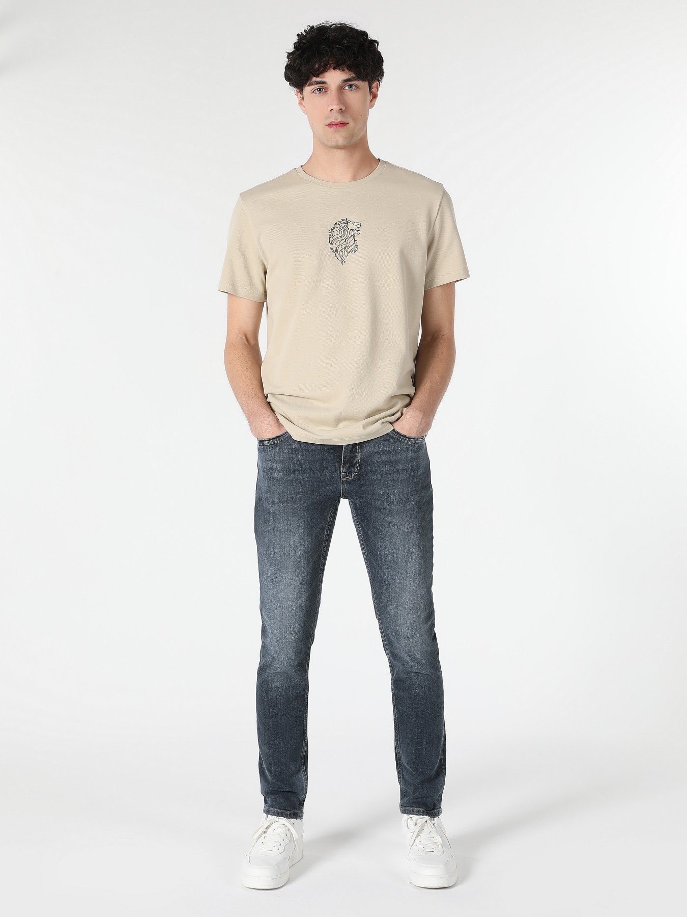 Футболка Colin’s модель CL1062513BEI Фото