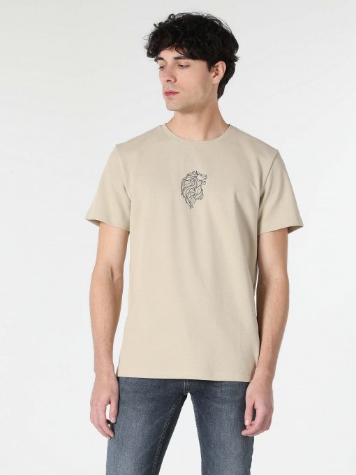 Футболка Colin’s модель CL1062513BEI Фото