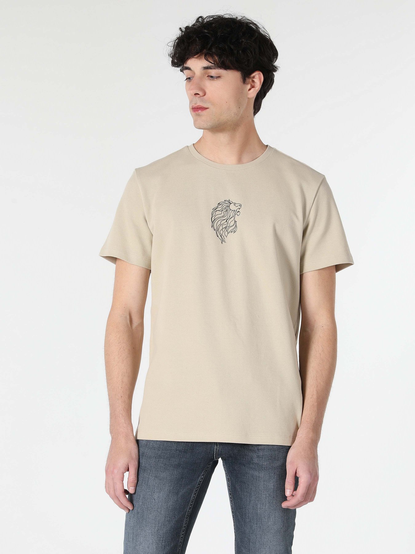 Футболка Colin’s модель CL1062513BEI Фото