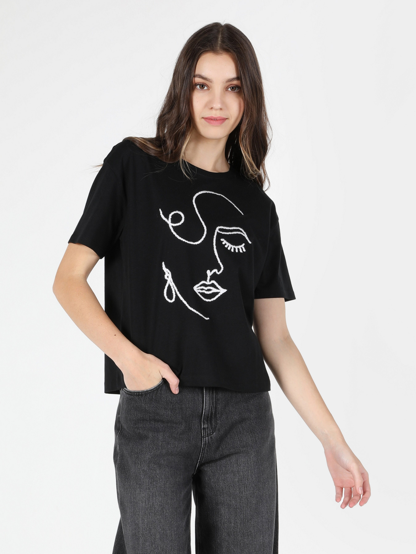 Футболка Colin’s модель CL1062565BLK Фото