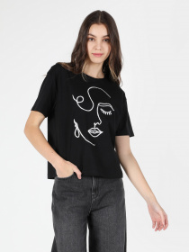 Футболка Colin’s модель CL1062565BLK Фото