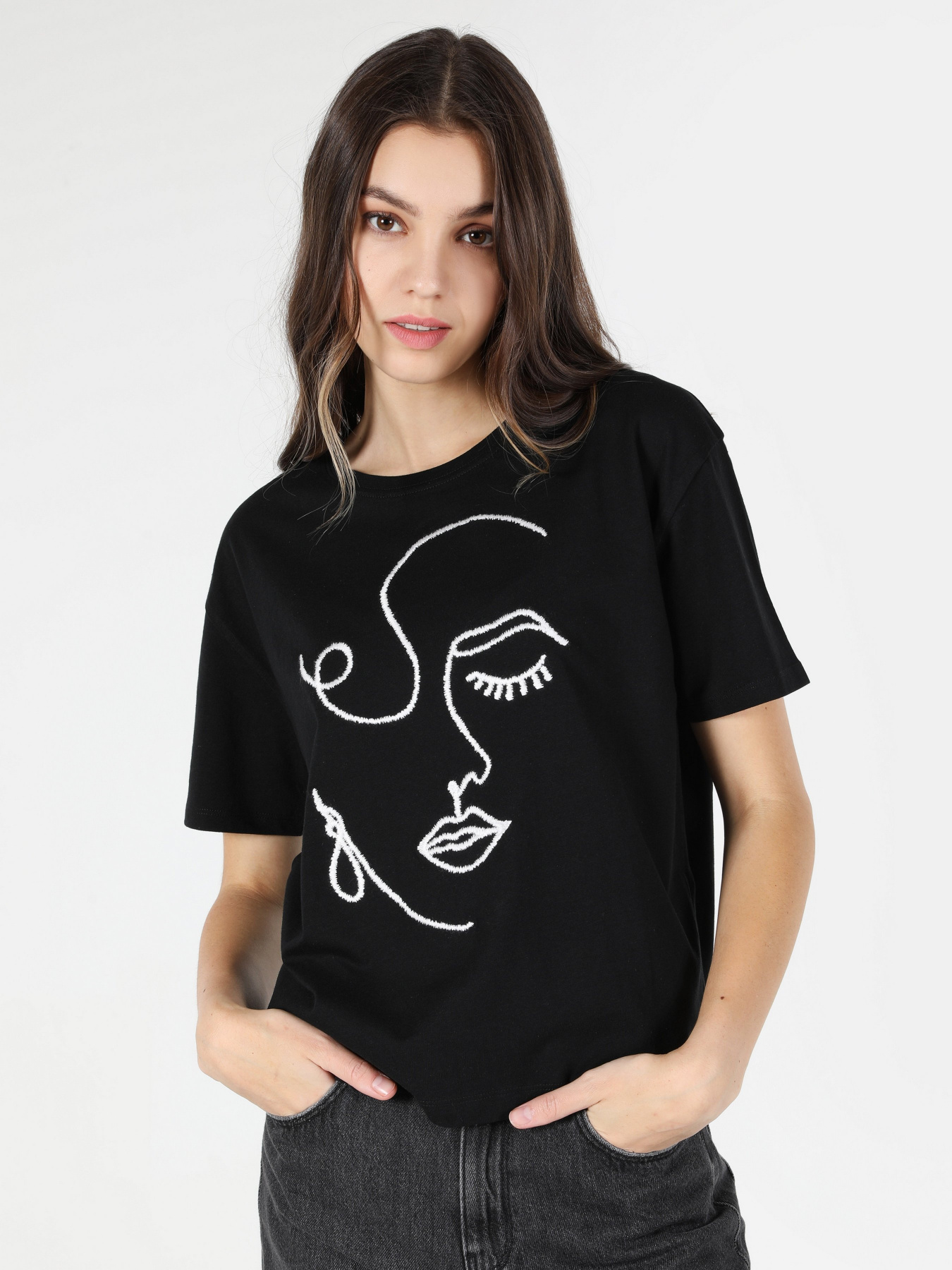 Футболка Colin’s модель CL1062565BLK Фото