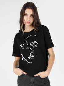 Футболка Colin’s модель CL1062565BLK Фото