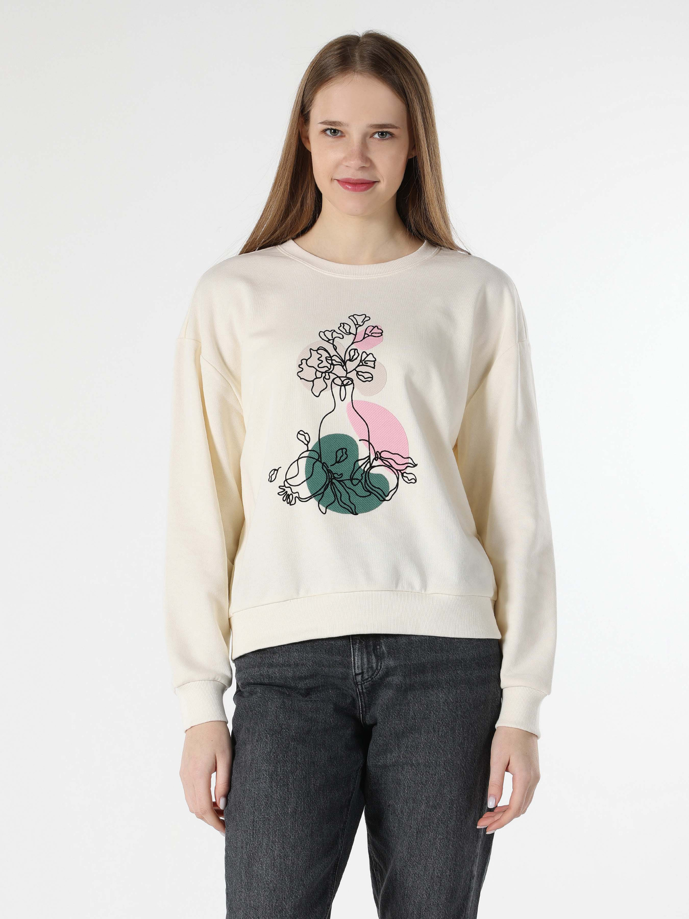 Свитшот Colin’s модель CL1062591ECR Свитшот Colin’s модель CL1062591ECR Фото