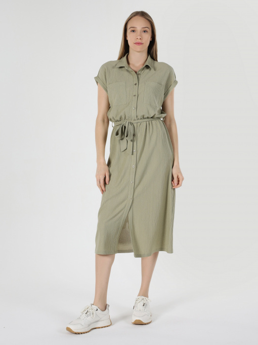 Сукня міді Colin’s модель CL1062598OLV Фото