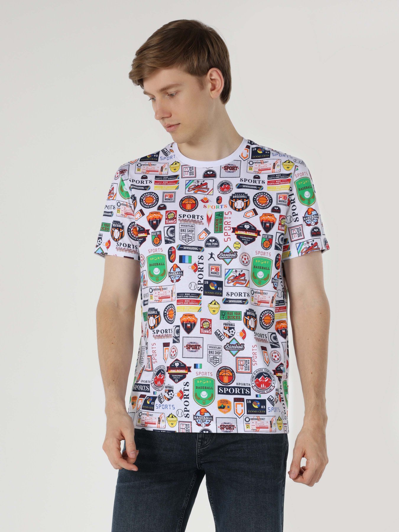 Футболка Colin’s модель CL1062660WHT Фото