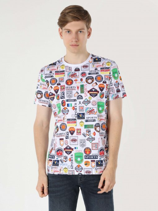 Футболка Colin’s модель CL1062660WHT Фото