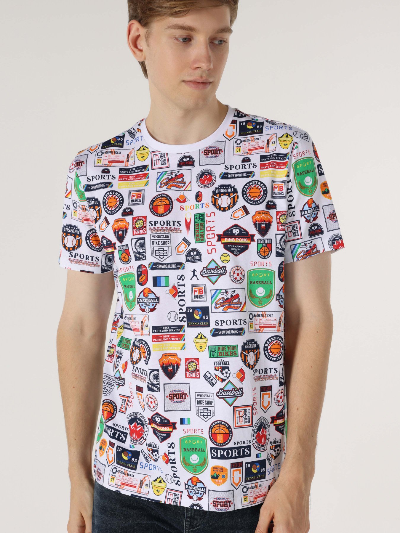 Футболка Colin’s модель CL1062660WHT Фото