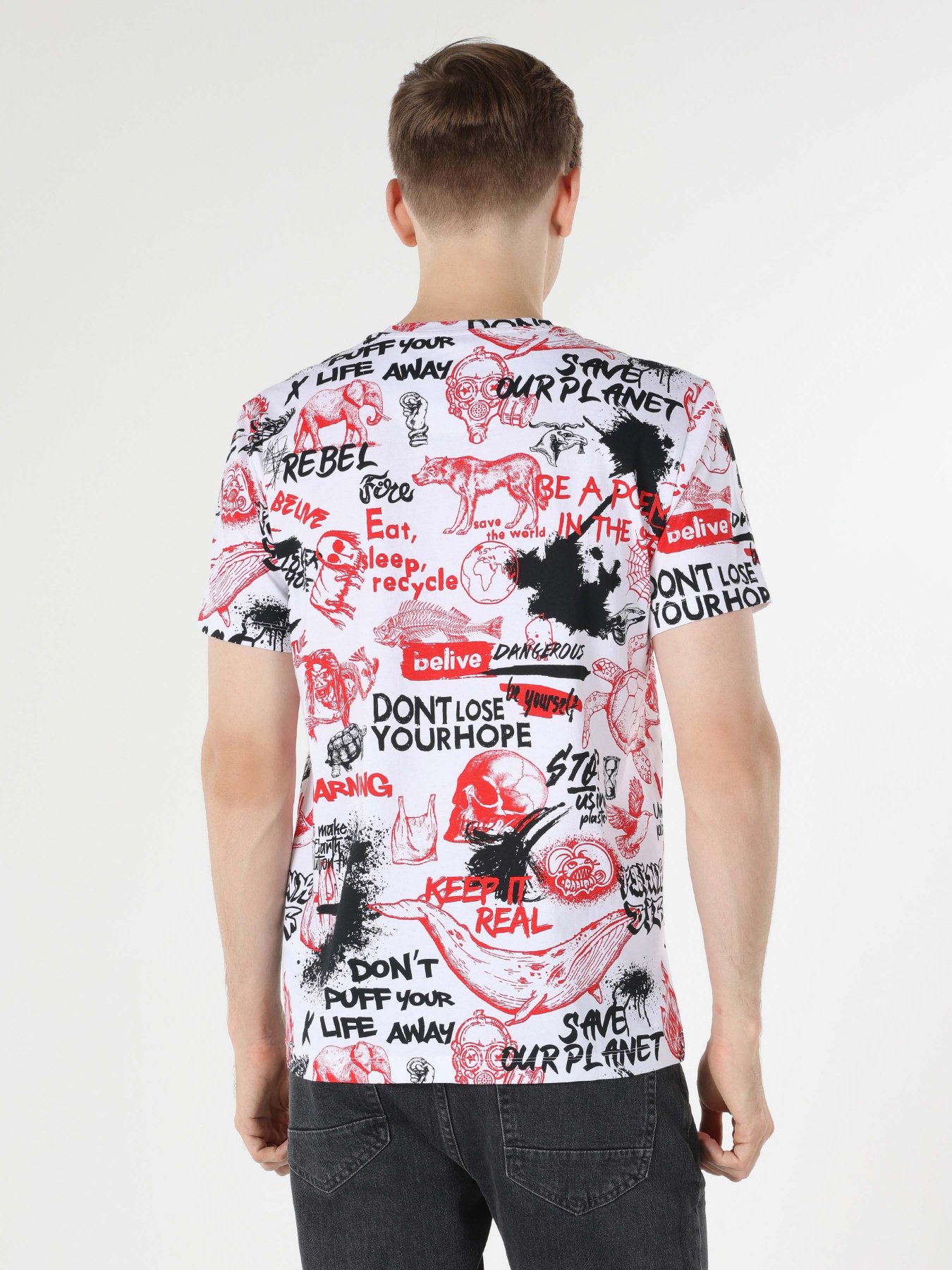 Футболка Colin’s модель CL1062670WHT Фото