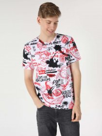 Футболка Colin’s модель CL1062670WHT Фото