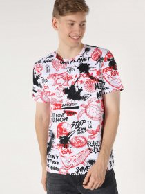 Футболка Colin’s модель CL1062670WHT Фото