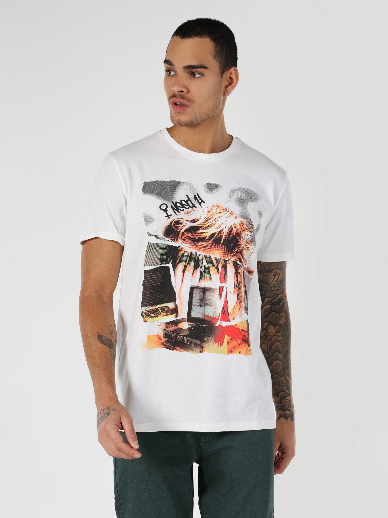 Футболка Colin’s модель CL1062794WHT Фото