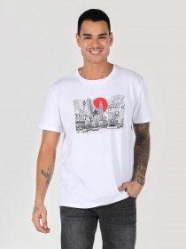 Футболка Colin’s модель CL1062795WHT Фото