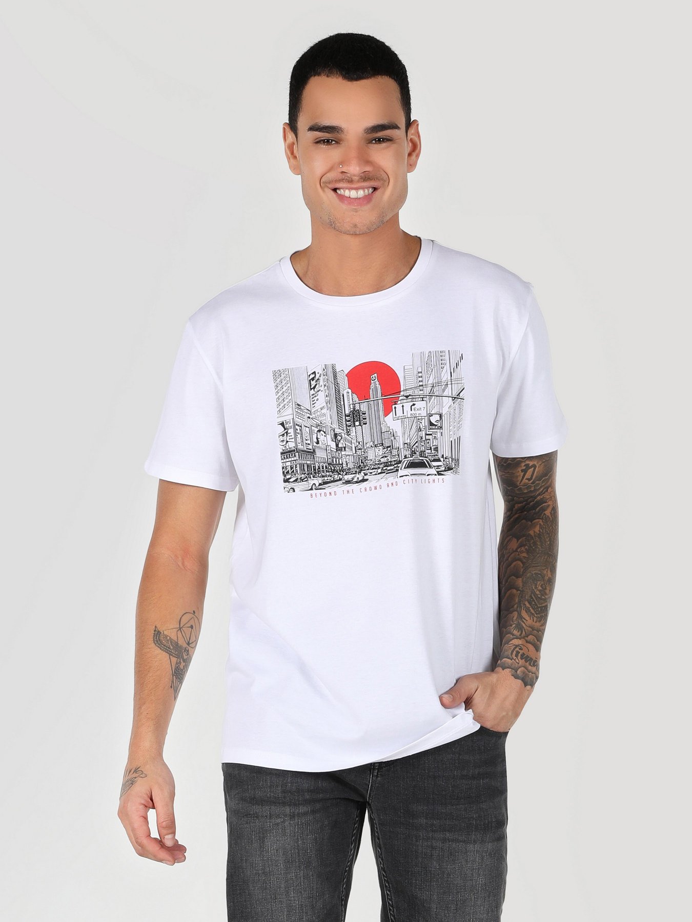 Футболка Colin’s модель CL1062795WHT Фото