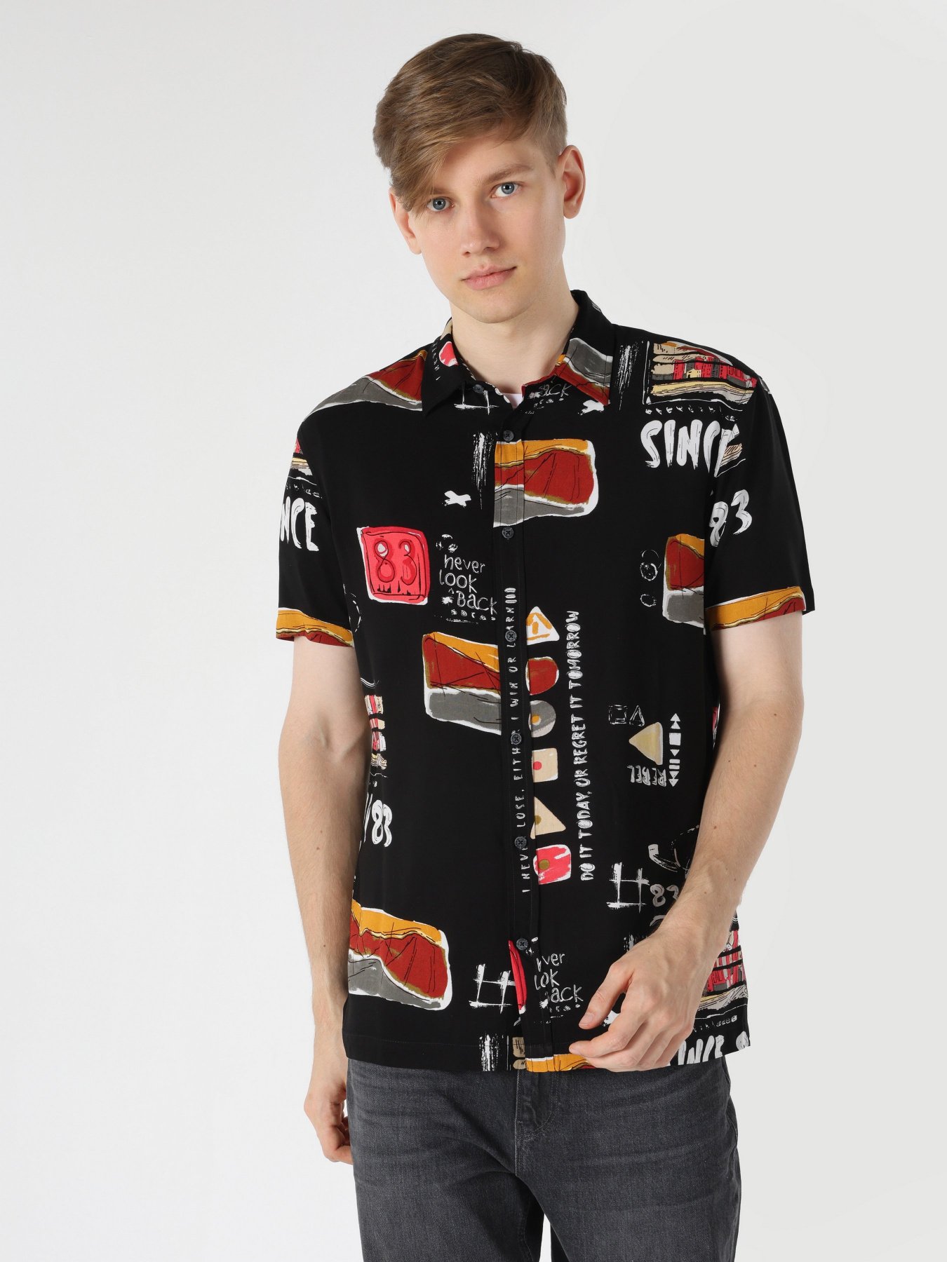 Рубашка Colin’s модель CL1062816BLK Фото