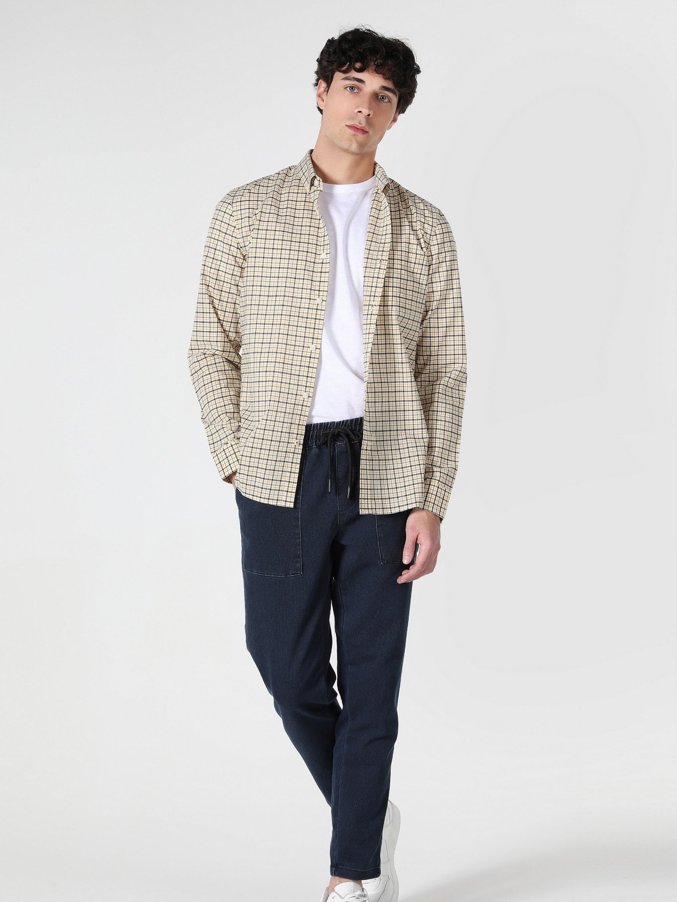 Сорочка повсякденна Colin’s модель CL1062820YLW Фото