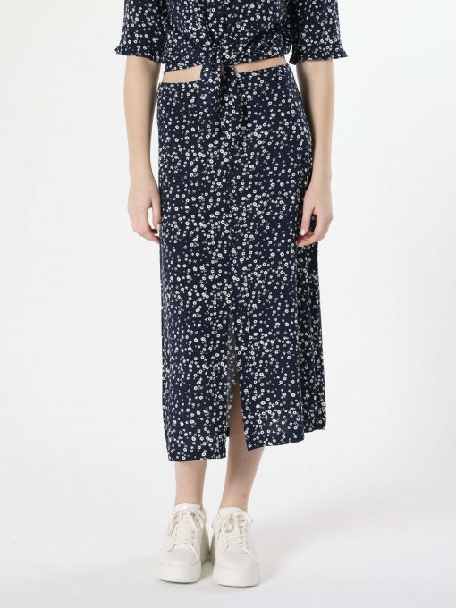 Юбка миди Colin’s модель CL1062946NAV Фото
