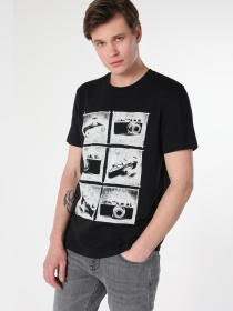 Футболка Colin’s модель CL1063158BLK Фото