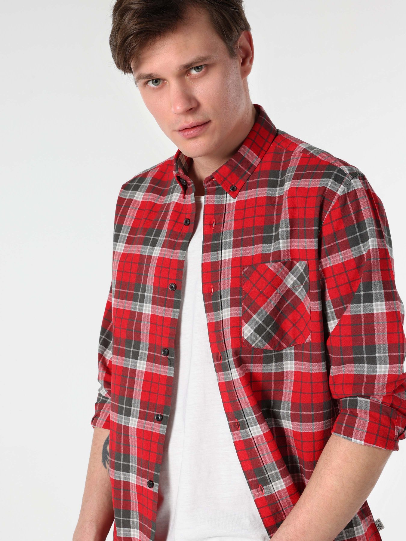 Сорочка Colin’s модель CL1063193RED Фото