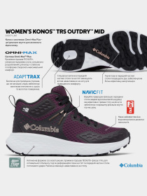 Ботинки Columbia Newton Ridge™ Plus Waterproof Amped модель 1718821-015 Фото