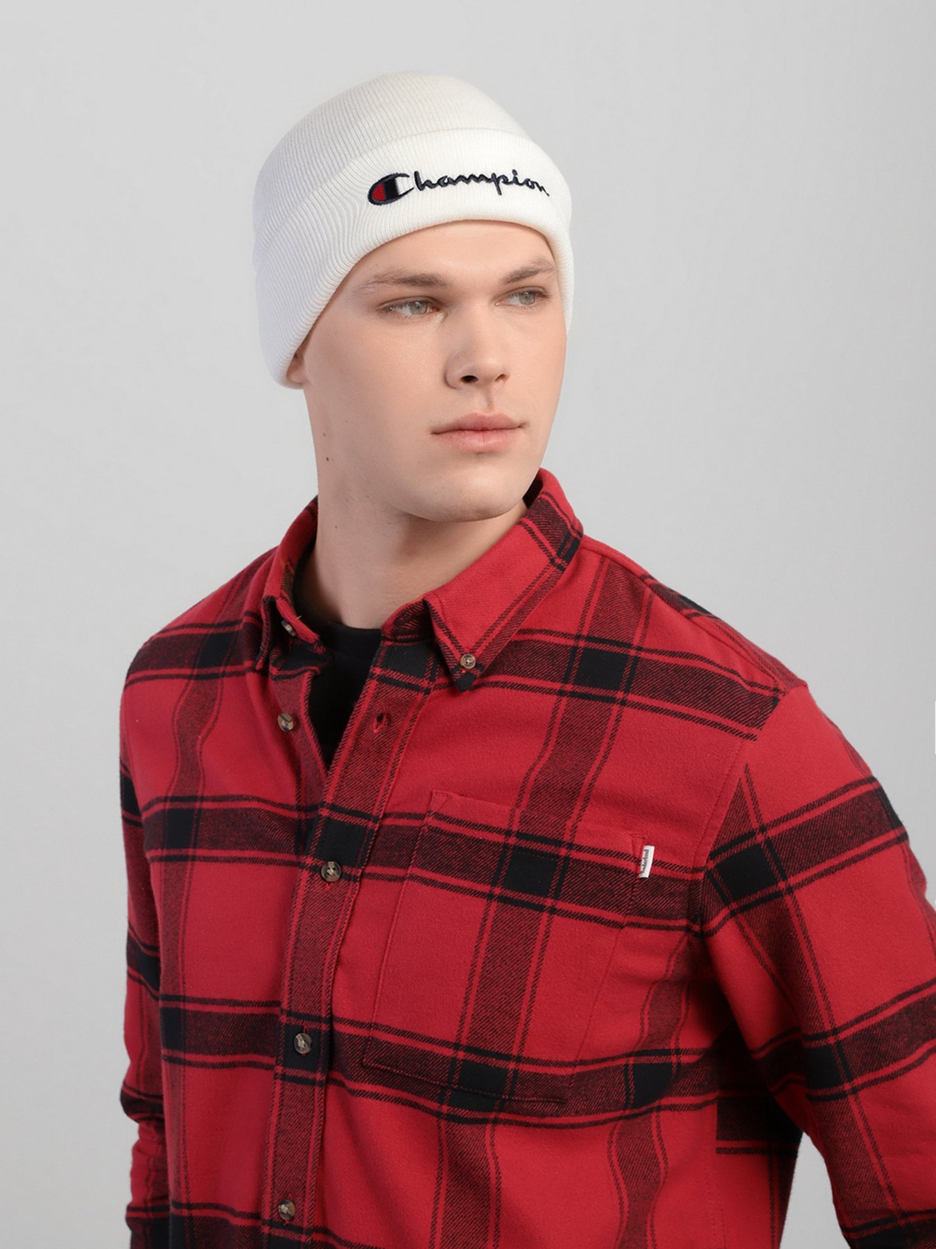 Шапка Champion BEANIE CAP модель cha804335-WHT Фото