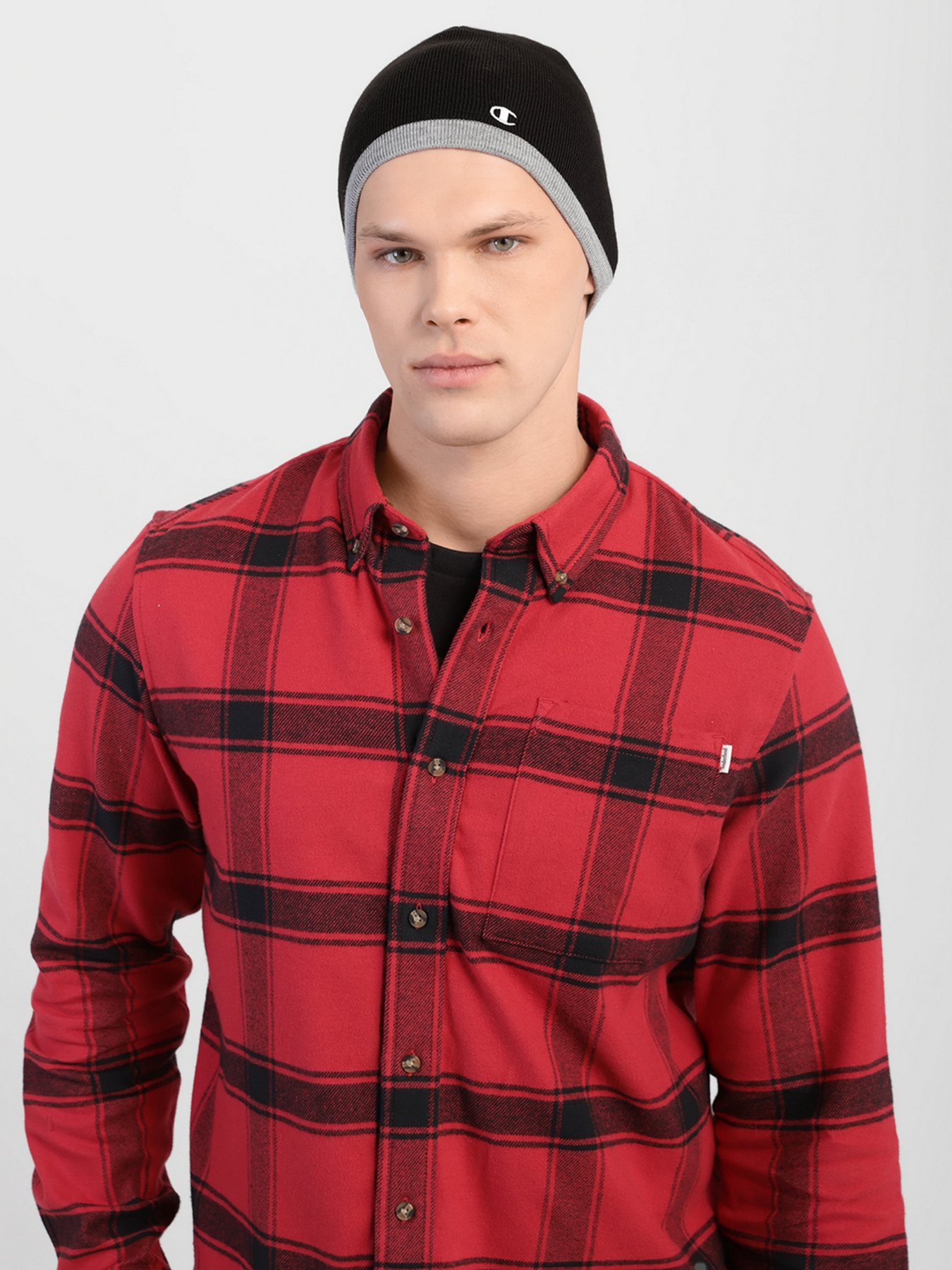 Шапка Champion REVERSIBLE BEANIE модель cha804673-NBK/NOXM Фото