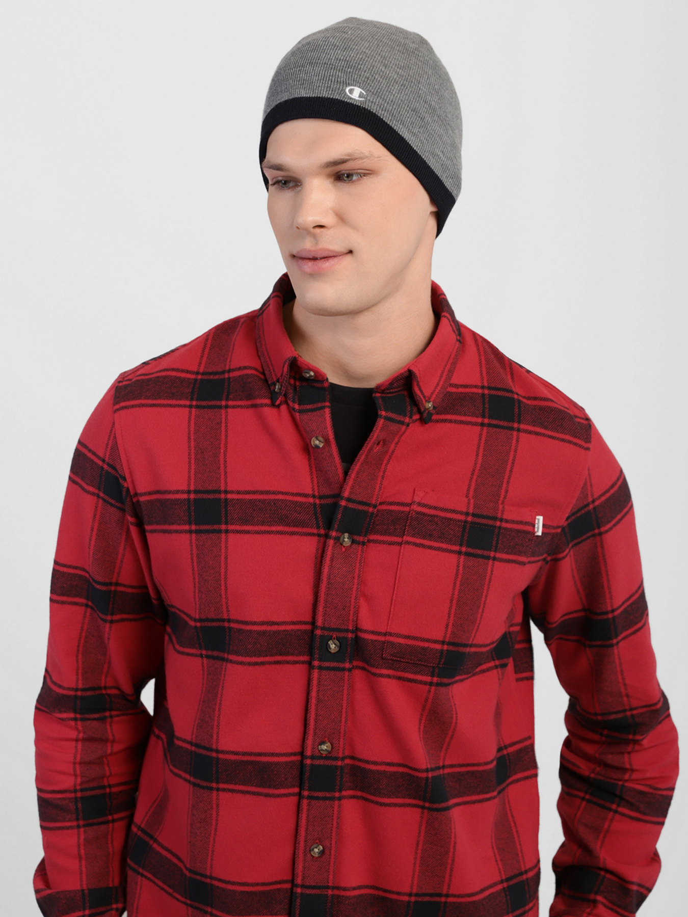 Шапка Champion REVERSIBLE BEANIE модель cha804673-NGAM/NNY Фото