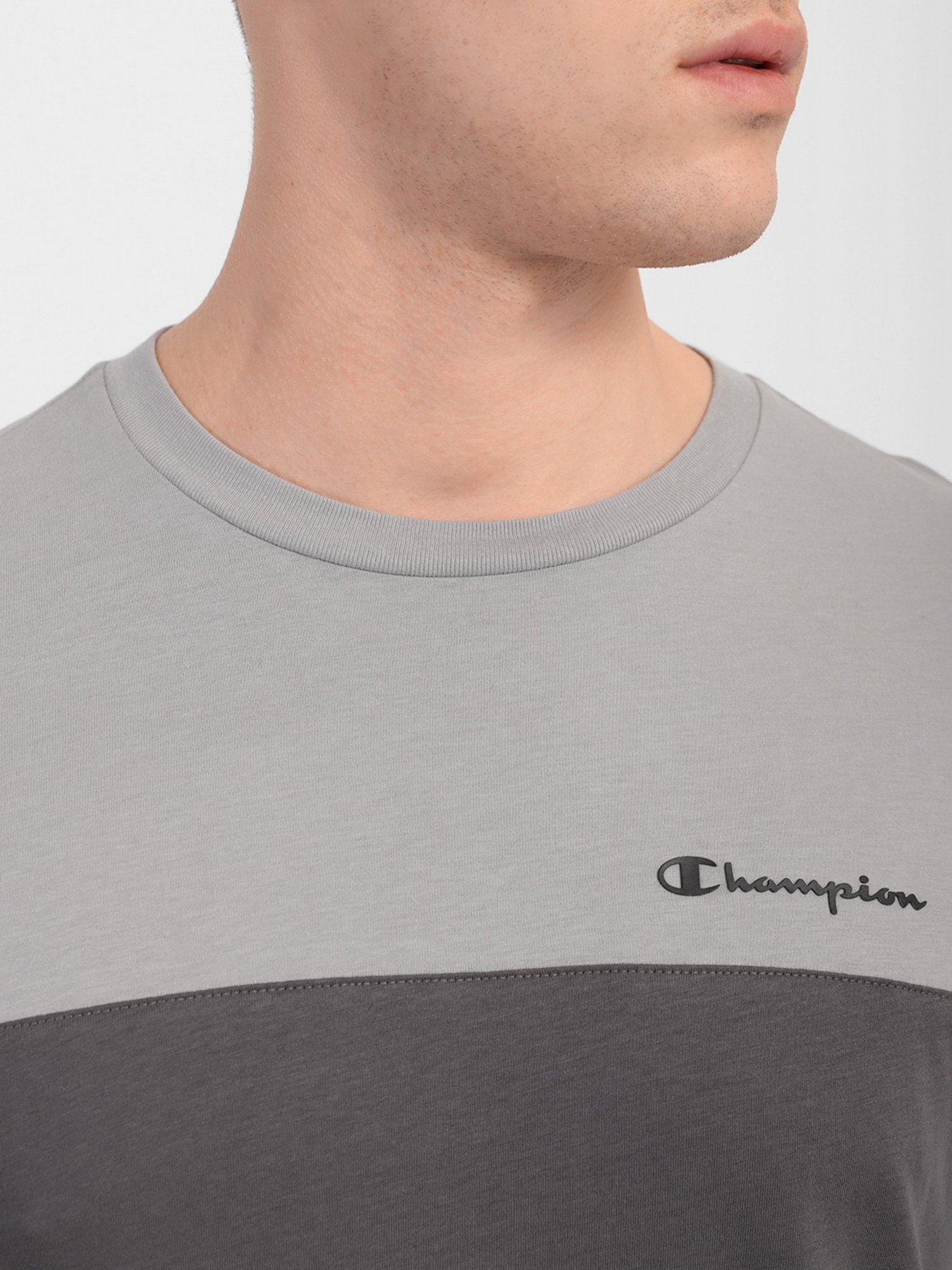 Лонгслів Champion STRIPE COLOUR BLOCK модель cha216590-NBK/EBN Фото