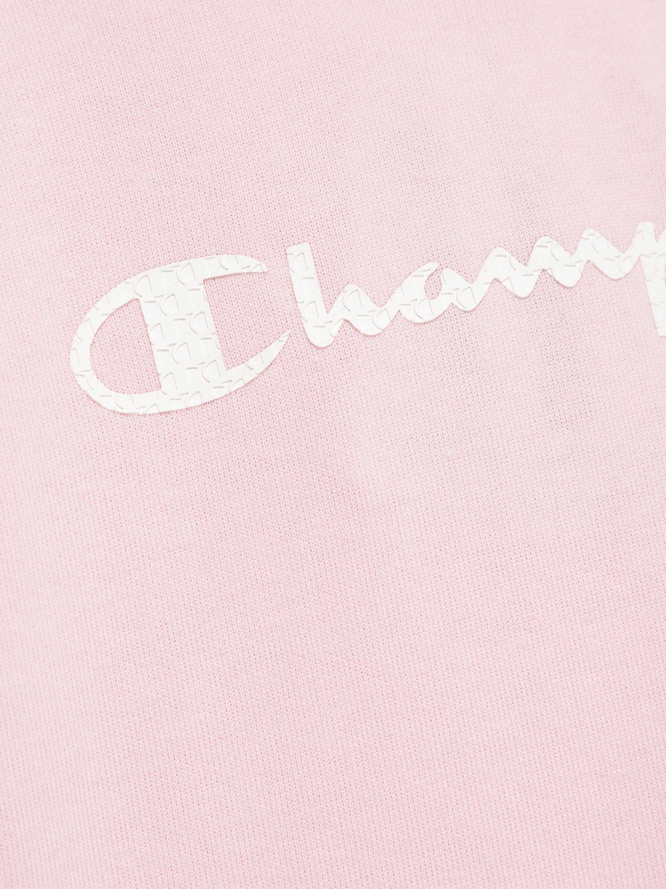 Худи Champion модель 403792_рожевий з білим Фото