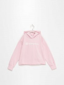 Худі Champion модель 403792_рожевий з білим Фото