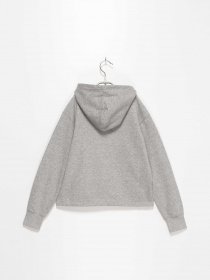 Худи Champion модель 403792_сірий з білим Фото