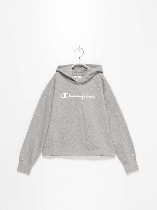 Худі Champion модель 403792_сірий з білим Фото