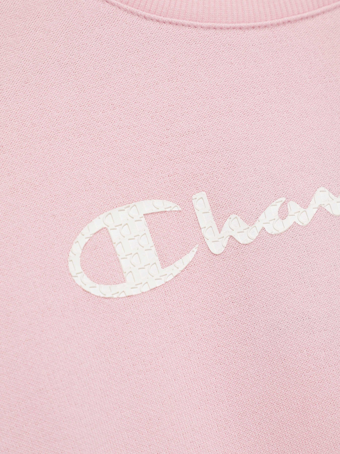 Свитшот Champion модель 403795_рожевий з білим Фото