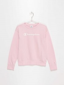 Свитшот Champion модель 403795_рожевий з білим Фото