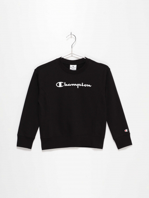 Свитшот Champion модель 403795_чорний з білим Фото