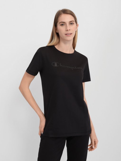 Футболки и поло Champion CREWNECK T-SHIRT модель cha113223-NBK Фото