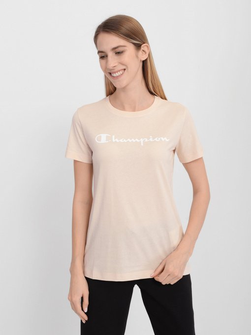 Футболка Champion CREWNECK T-SHIRT модель cha113223-SDD Фото