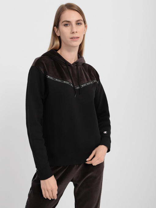 Худи Champion модель cha114436-NBK/NBK Фото