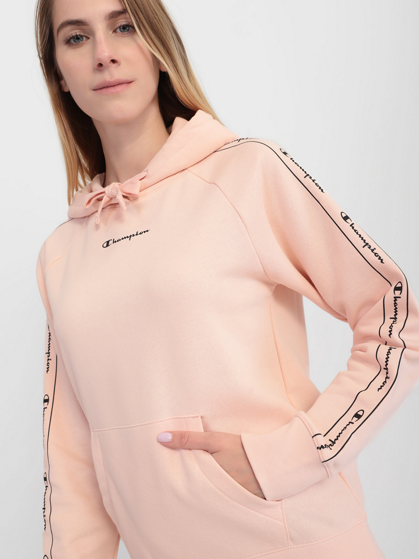 Худи Champion HOODED SWEATSHIRT модель cha114716-PKN Фото