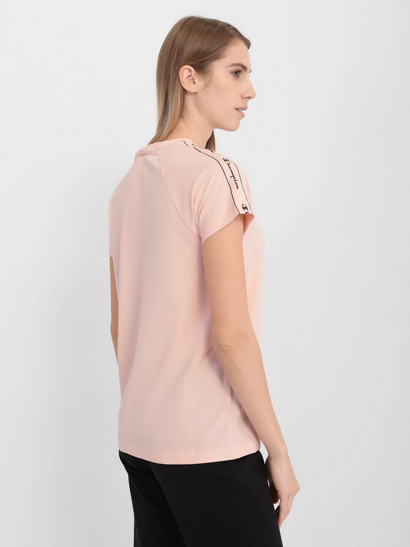 Футболка Champion CREWNECK T-SHIRT модель cha114720-PKN Фото