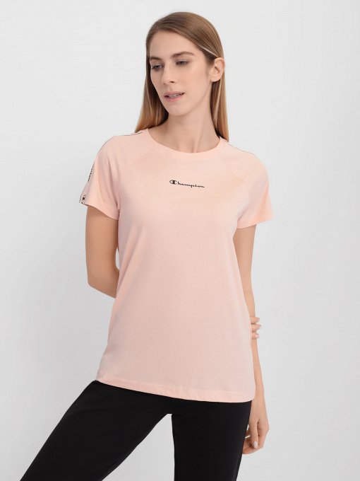 Футболка Champion CREWNECK T-SHIRT модель cha114720-PKN Фото