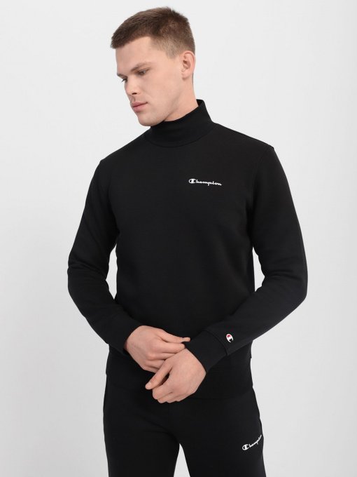 Світшот Champion MOCK TURTLE NECK LONG SLEEVES T-SHIRT модель cha214754-NBK Фото