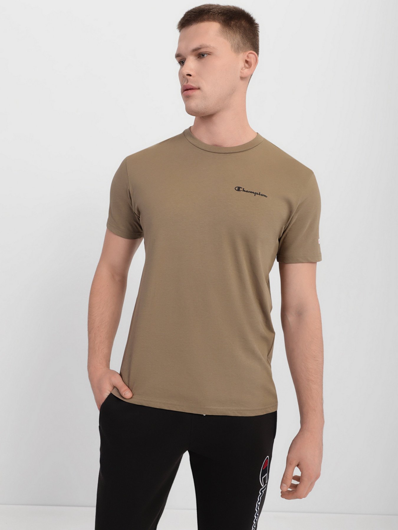 Футболка Champion CREWNECK T-SHIRT модель cha214755-CTG Фото