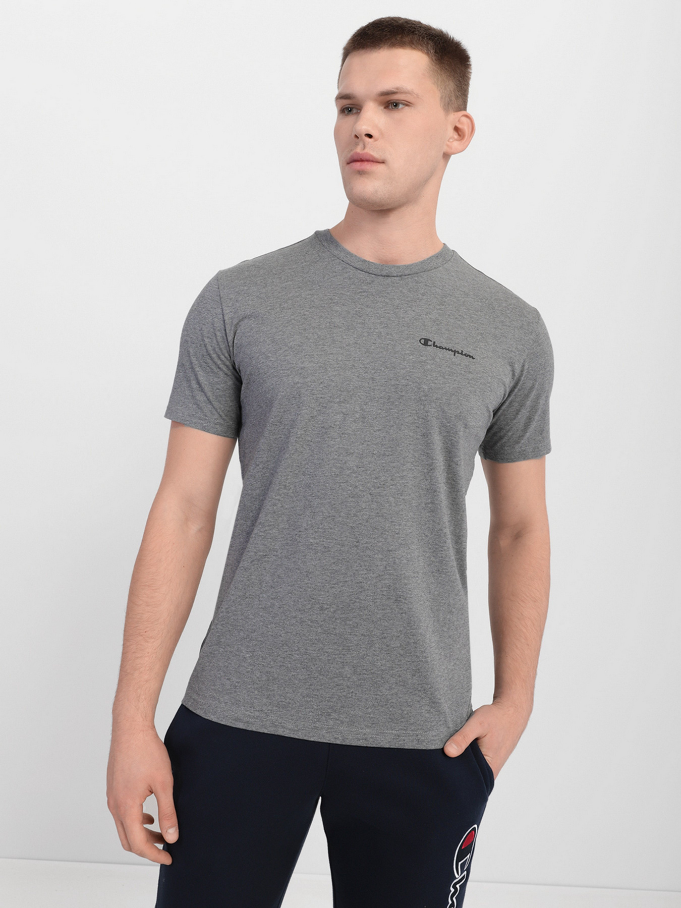 Футболка Champion CREWNECK T-SHIRT модель cha214755-NGAM Фото