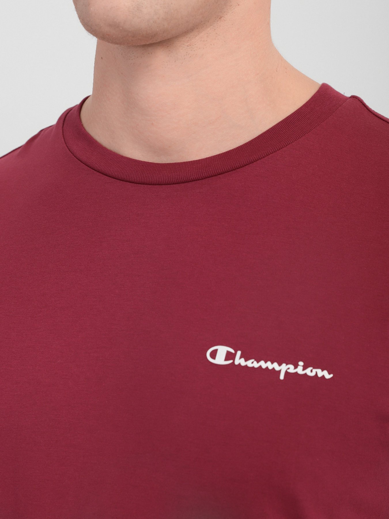 Футболка Champion CREWNECK T-SHIRT модель cha214755-RHD Фото