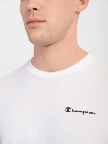 Футболки и поло Champion CREWNECK T-SHIRT модель cha214755-WHT Фото