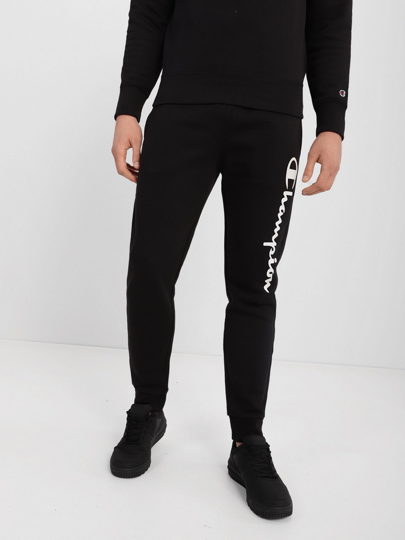 Штаны спортивные Champion RIB CUFF PANTS модель cha214953-NBK Фото