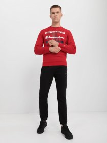 Штаны спортивные Champion ELASTIC CUFF PANTS модель cha214955-NBK Фото