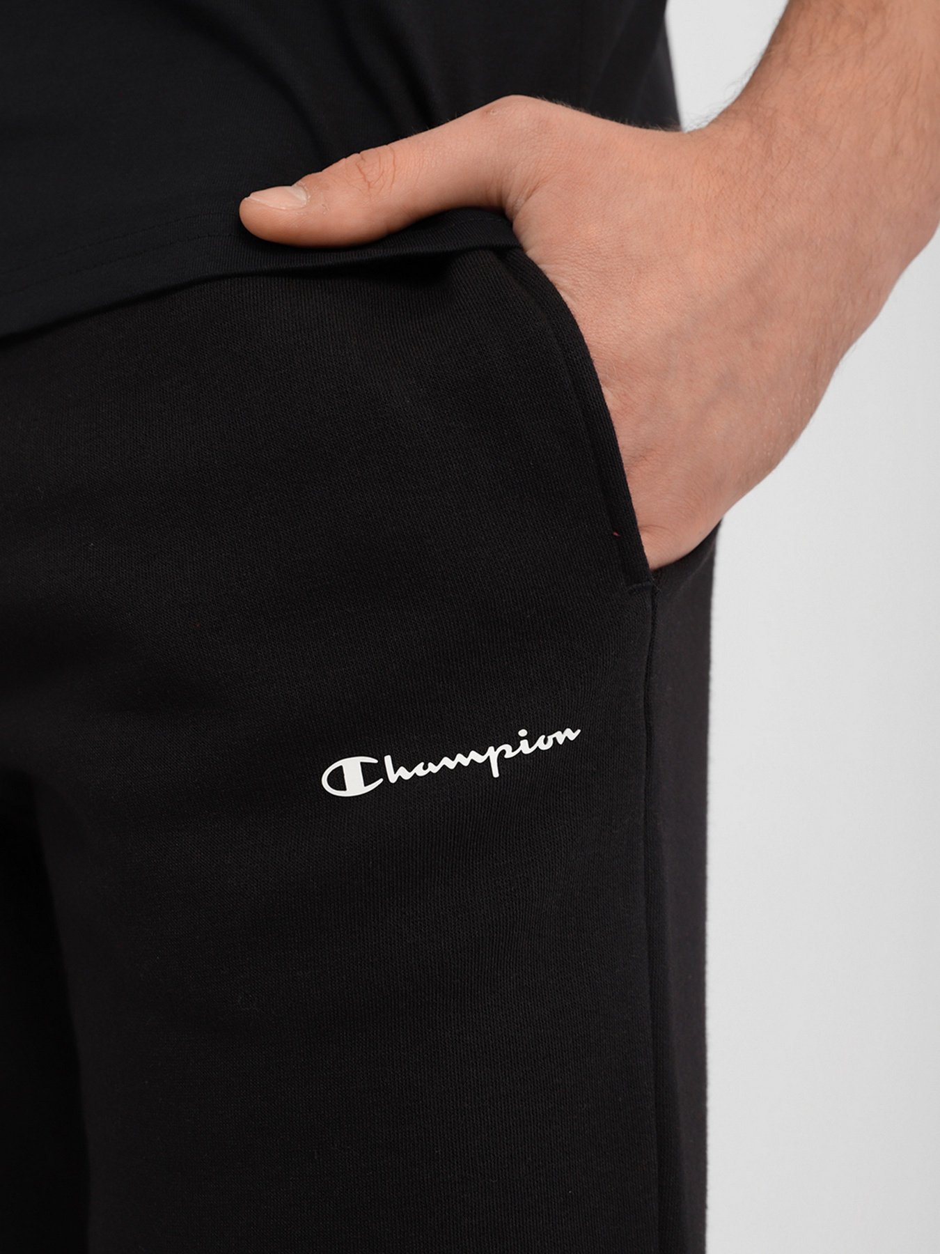 Штаны спортивные Champion RIB CUFF PANTS модель cha214956-NBK Фото